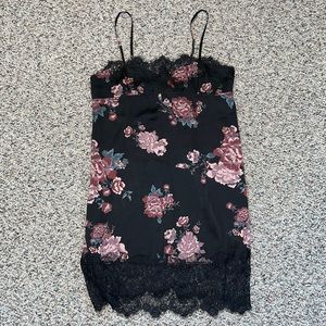 Intimately Free People Black & Floral Dress